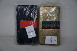 Two as new Meg & Bee London Major Money Kit purses (RRP £95 each).