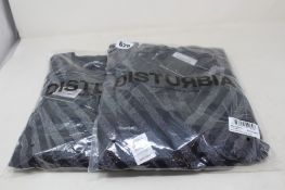 A quantity of as new Disturbia Roxy Flares and Roxy Glitter Mock Wrap Dresses in various sizes (