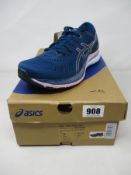 A pair of women's boxed as new Asics Gel-Kayano 28 Running Shoes in Mako Blue/Barely Rose (UK 7).
