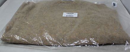 An as new Acne Studios Kowhai brushed Shetland knit in toffee brown (S - RRP £249).