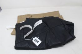 Two pairs of as new Lurdes Bergada Wide coated trousers (S - RRP £93 each).