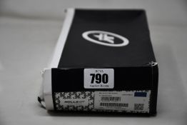 A pair of as new Assos Mille GT Bib shorts in Caleum Blue (Size M).