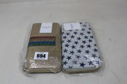 Two as new Meg & Bee London Major Money Kit purses (RRP £95 each).