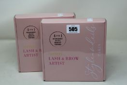 Five boxed as new Styleandcils Paris 4-in-1 lift kit eyelash/eyebrow enhancement + tint.