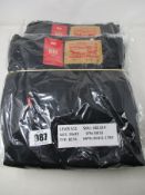 Four pairs of as new Levi's 511 slim jeans (W34/L32).