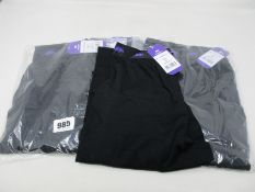Four pairs of women's as new Armadillo Merino Jillies bottoms (3 x XS, 1 x XL).