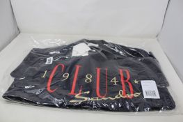 A Sandro black Marine Club 1984 logo sweater (Size S).