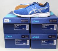 Four pairs of men's Asics Gel Torrance 2 blue/white (Size 4 x UK 10).