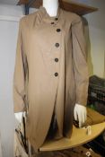 An as new Lurdes Bergada Coated button jacket (M - RRP £179, slight mark on front, requires