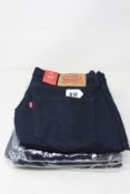 Four pairs of as new Levi's 511 slim jeans (2 x W32/L30 2x W32/L32).
