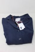 A women's as new Tommy Hilfiger equestrian double breasted Damen Tournament show jacket in navy (