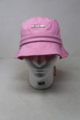 A Jacquemus light pink Le Bob Gadjo bucket hat (size 56).