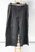 Two pairs of as new Lurdes Bergada Wide coated trousers (M - RRP £93 each).