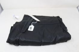 Two pairs of as new Lurdes Bergada Wide coated trousers (L - RRP £93 each).