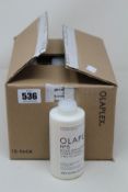 A box of twelve as new Olaplex No.5 Bond Maintenance Conditioners (250ml per bottle).