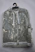 Four women's as new Calvin Klein Cotton Zip Hoodies - Grey Heather (M).