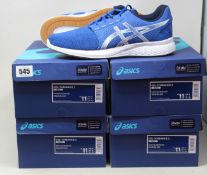 Four pairs of men's Asics Gel Torrance 2 blue/white (Size 4 x UK 10).