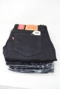 Four pairs of as new Levi's 511 slim jeans (W32/L34).
