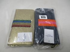 Two as new Meg & Bee London Major Money Kit purses (RRP £95 each).