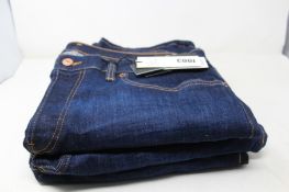 Three pairs of Diesel D - Mighty straight leg jeans (3 x W34 L32).