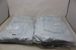 Five women's as new Free People - Ziggy Overalls in Bleach Bloom (XS, samples).