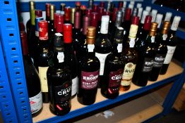 A quantity of assorted wines to include Porto Cruz, Krohn and Valserrano (Approximately 55 items) (