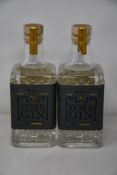 Four bottles of York Gin Outlaws (700ml) (Over 18s only).
