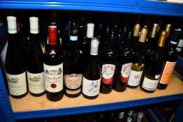 A quantity of assorted wines to include Blossom Hill, Vallado and Corbucci AQA (Approximately 55
