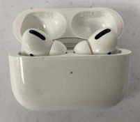 A pre-owned pair of Apple Airpods Pro (A2083+A2084) with Wireless Charging Case (A2190) (Some cosmet