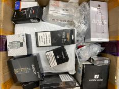 COLLECTION ONLY: A quantity of assorted as new vaping items and accessories (over 18's only).