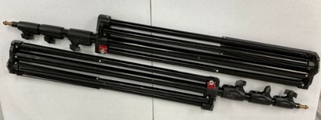 COLLECTION ONLY: Two pre-owned Manfrotto 1004BAC (1004-BAC) Air Cushioned Photo Master Stands in a M