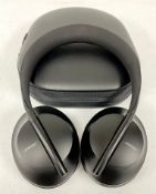 A pre-owned pair of Bose Noise Cancelling Headphones 700 in Black with USB-C cable, 3.5mm cable and