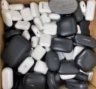 COLLECTION ONLY: A quantity of assorted pre-owned wireless headphones and charging cases to include