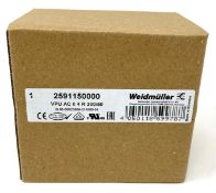 Three boxed as new Weidmüller VPU AC II 4 R 300/50 Surge Voltage Arresters (P/N: 2591150000).