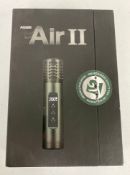 A boxed as new Arizer Air 2 Portable Vaporizer in Carbon Black (UK model. EAN: 628078800843) (Box op