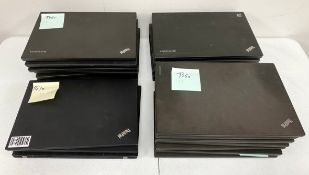 COLLECTION ONLY: Twenty two pre-owned Lenovo ThinkPad laptops; 12 x T450, 7 x T460 and 3 x T470 (All