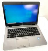 A pre-owned HP EliteBook 840 G4 with Intel Core i7-7500 2.70GHz CPU, 8GB RAM, 512GB HD running Windo