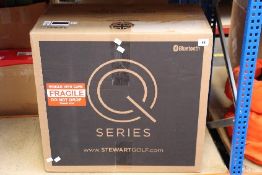 A boxed as new Stewart Golf Black Edition Q Follow Smart Golf Caddy (REF: QF-EC-8108-UK/EU, EAN:
