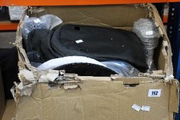 A pre-owned iCandy peach pushchair/pram (NOTE: Item has not been assembled and may be incomplete,