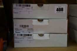 Three boxed as new Notifier by Honeywell CMA22 module interface.