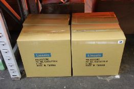 Four boxed as new Lincoln Kick Stools (REF: LNC81103).