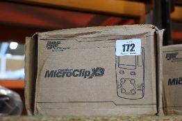 A pre-owned Gas Alert MicroClip X3.
