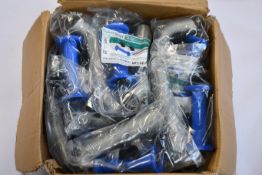 A box of Voss spring gate kits including two insulators per kit (Approximately 15 items).