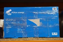 An as new Victron Energy Multiplus 12/1600/70 True Sine Wave Converter.