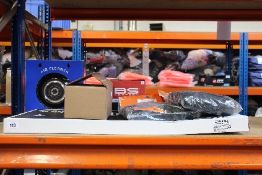 Various as new motorcycle parts/accessories to include a Performance Machine (PM) 0206-2133-BM