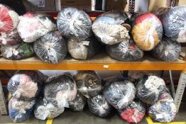 Twenty three bags of pre-owned clothing and related items.