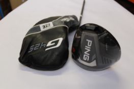 An as new Ping G425 MAX Driver Head (NOTE: The driver shaft is broken and still attached) (Right-