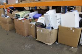 A large quantity of small miscellaneous items.