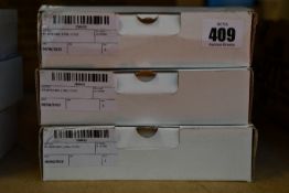 Three boxed as new Notifier by Honeywell CMA22 module interface.