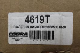 An as new Cobra Dragster Kawasaki 4619T Full Line System (VN 1500DENP/16B/VZ16 96-08).
